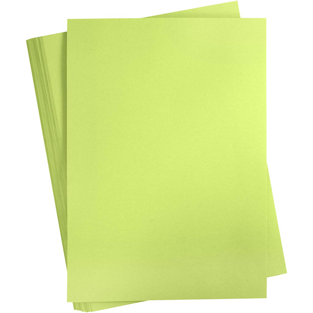 Creativ company colored cardboard, A2, sheet 420x594 mm, 180 g, light green, 100 sheets 1 box