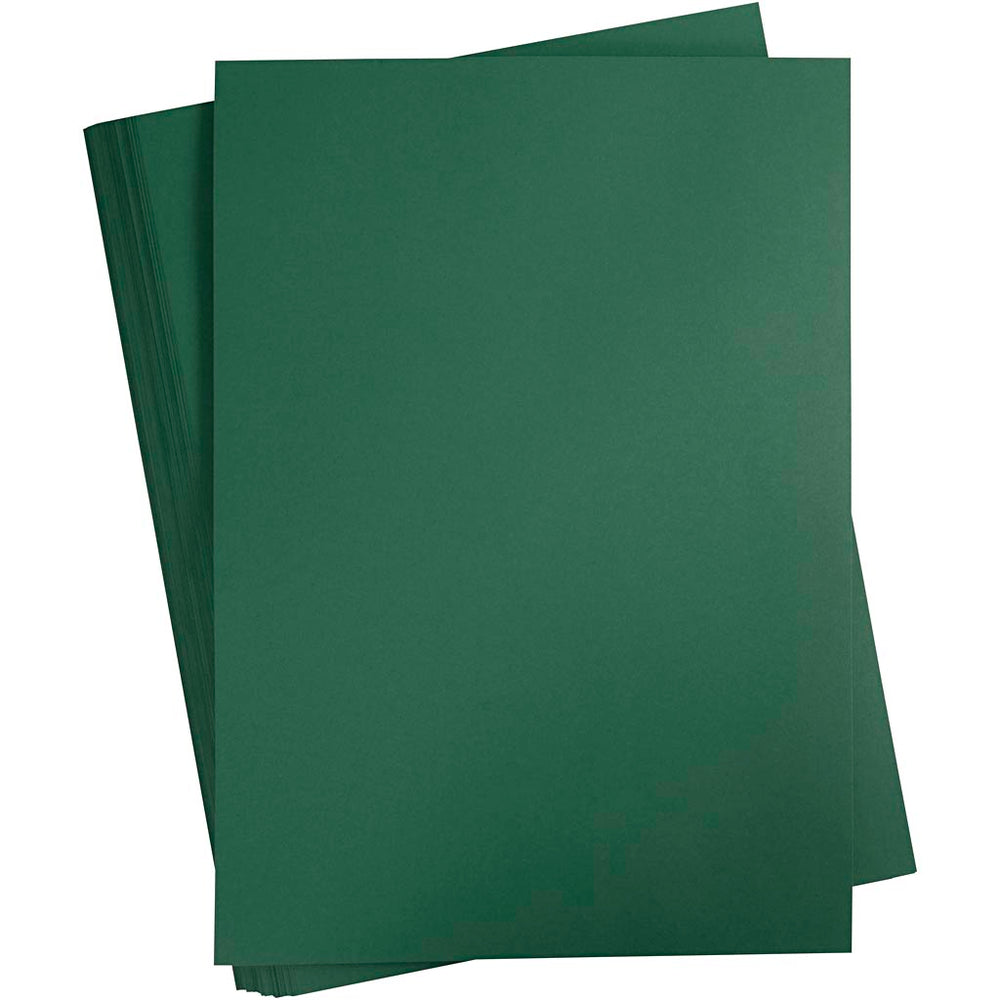 Creativ company colored cardboard, a2, sheet 420x594 mm, 180 gr, dark green, 100 sheets 1 box