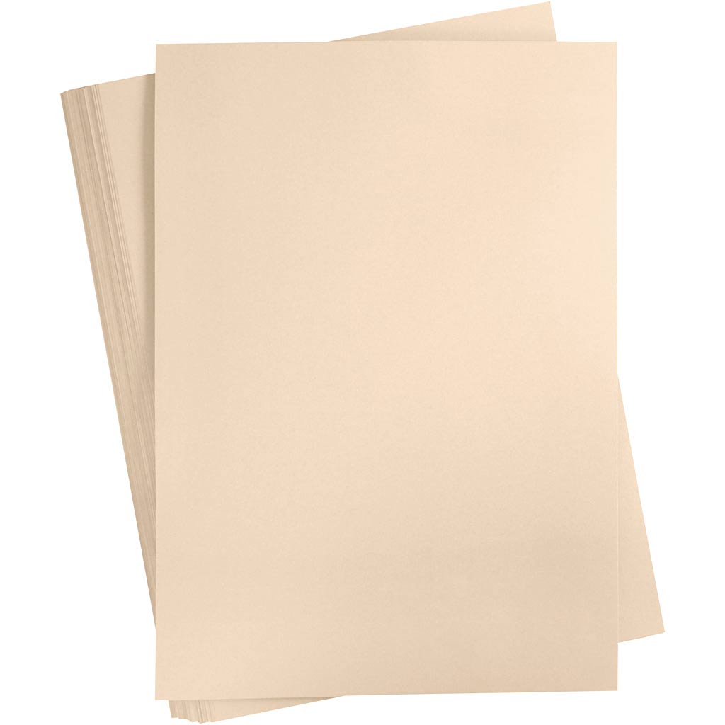 Creativ company colored cardboard, A2, sheet 420x594 mm, 180 g, beige, 100 sheets 1 box