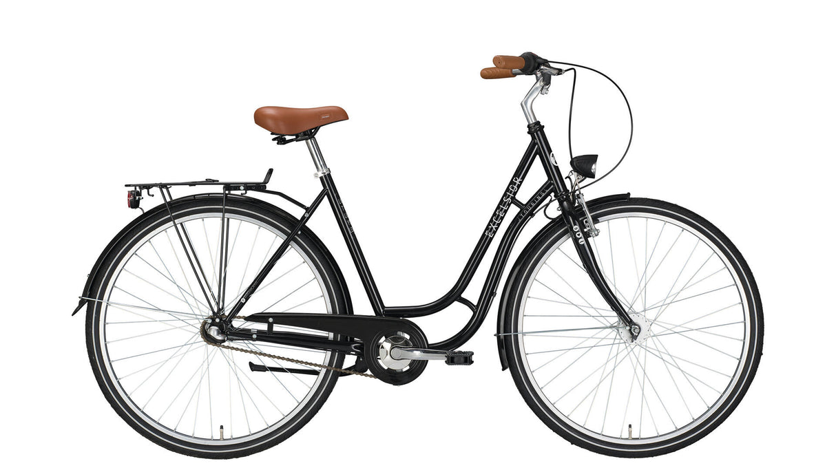 Městská cykloturistika Excelsior nd mod. 24 bike touring nd 28 53 tour 3sp černohnědá
