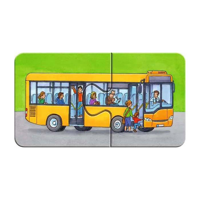 Ravensburger - Специални превозни средства пъзел 9x2 бр.