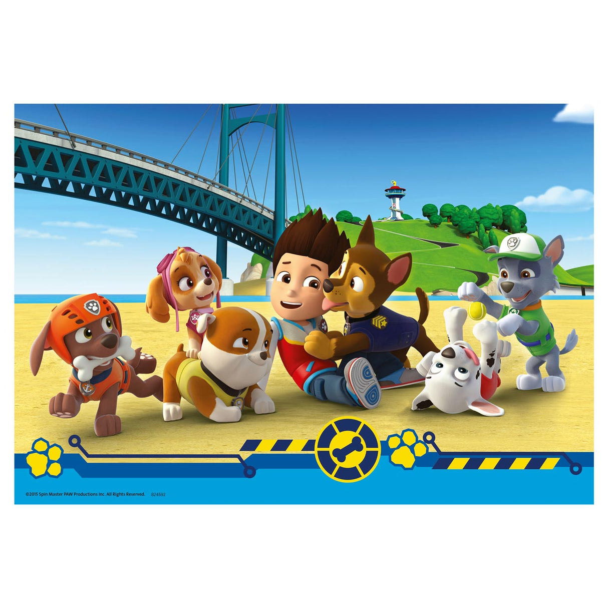 Ravensburger paw patrol puzzel - hulpvaardige speurneuzen, 2x24st.