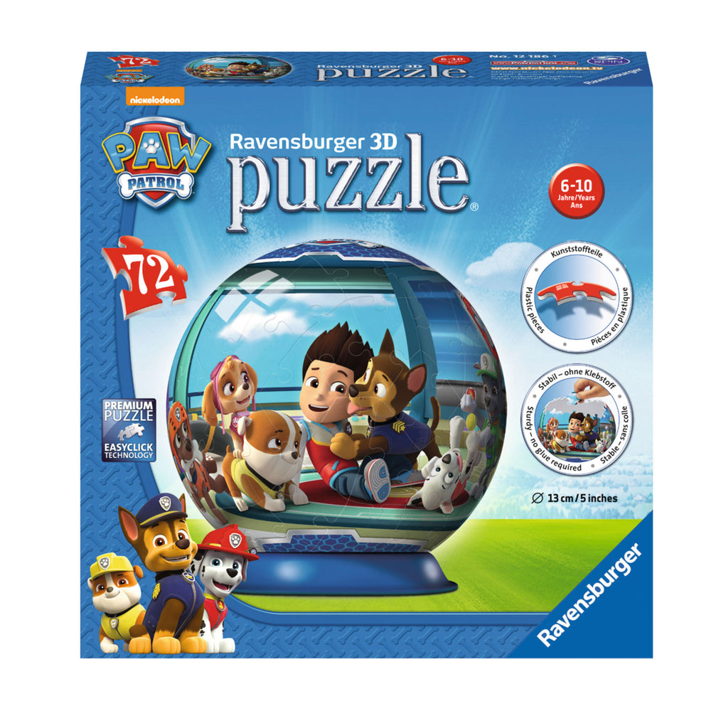 Ravensburger - PAW Patrol Puzzle Ball 72 pcs.
