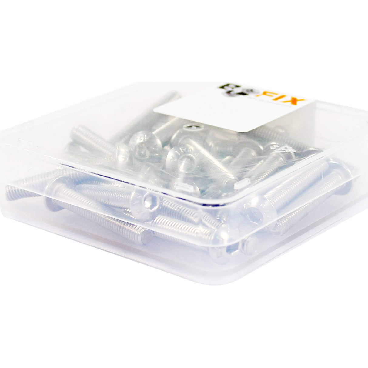 Scriú soicéad heicseagán Bofix m5x30 ceann liathróid cruach dhosmálta (25 ríomhaire)