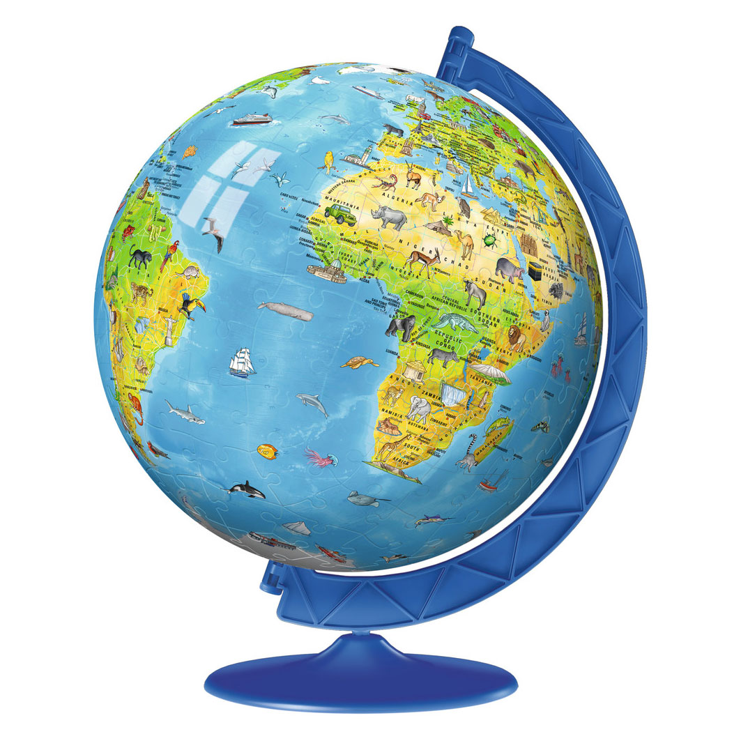 Ravensburger - XXL 3D Children's Globe 180 pcs.