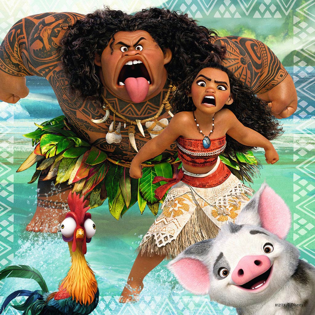 Ravensburger disney vaiana's ontdekkingsreis, 3x49st.