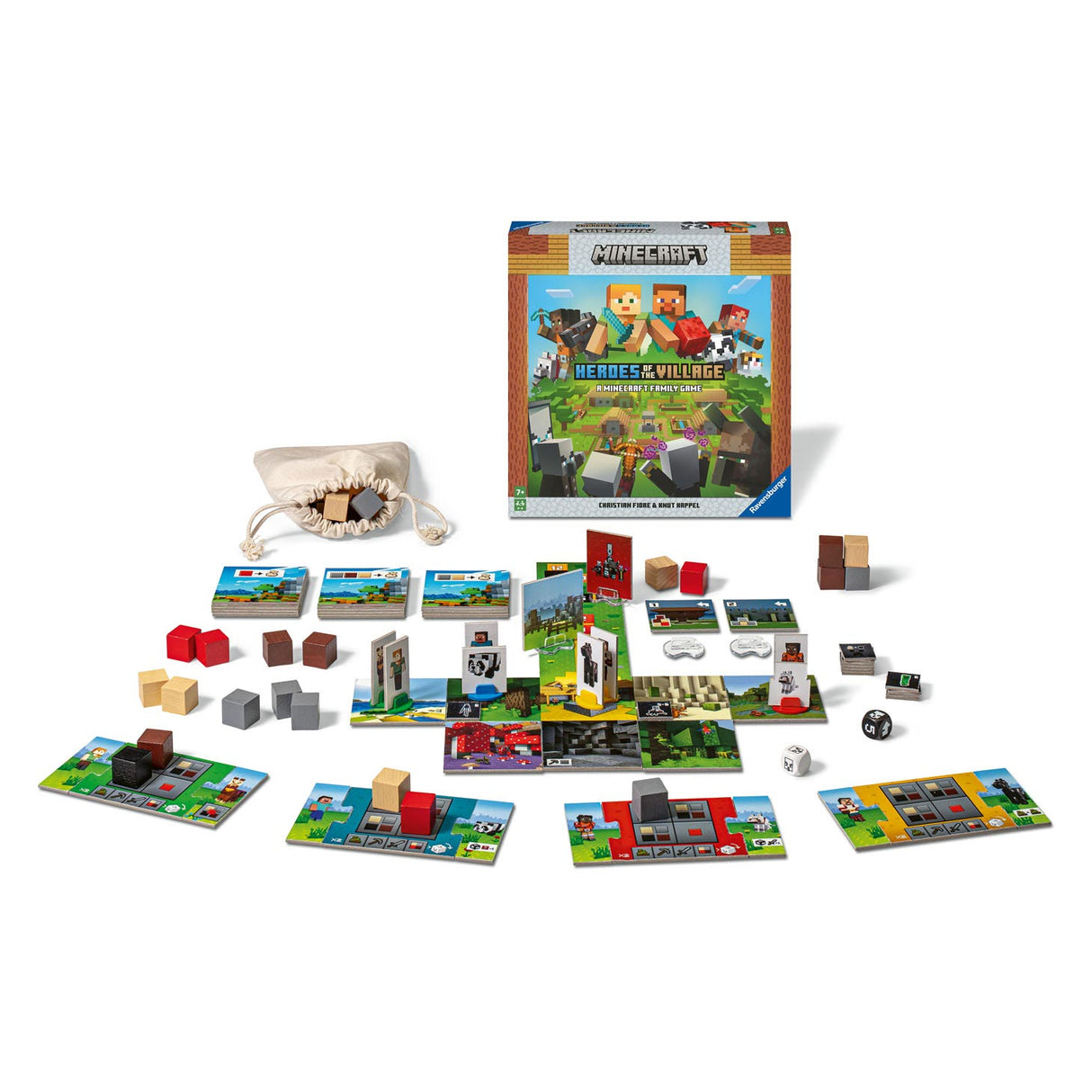 Ravensburger Minecraft Junior - Heroes of the Village Board Game