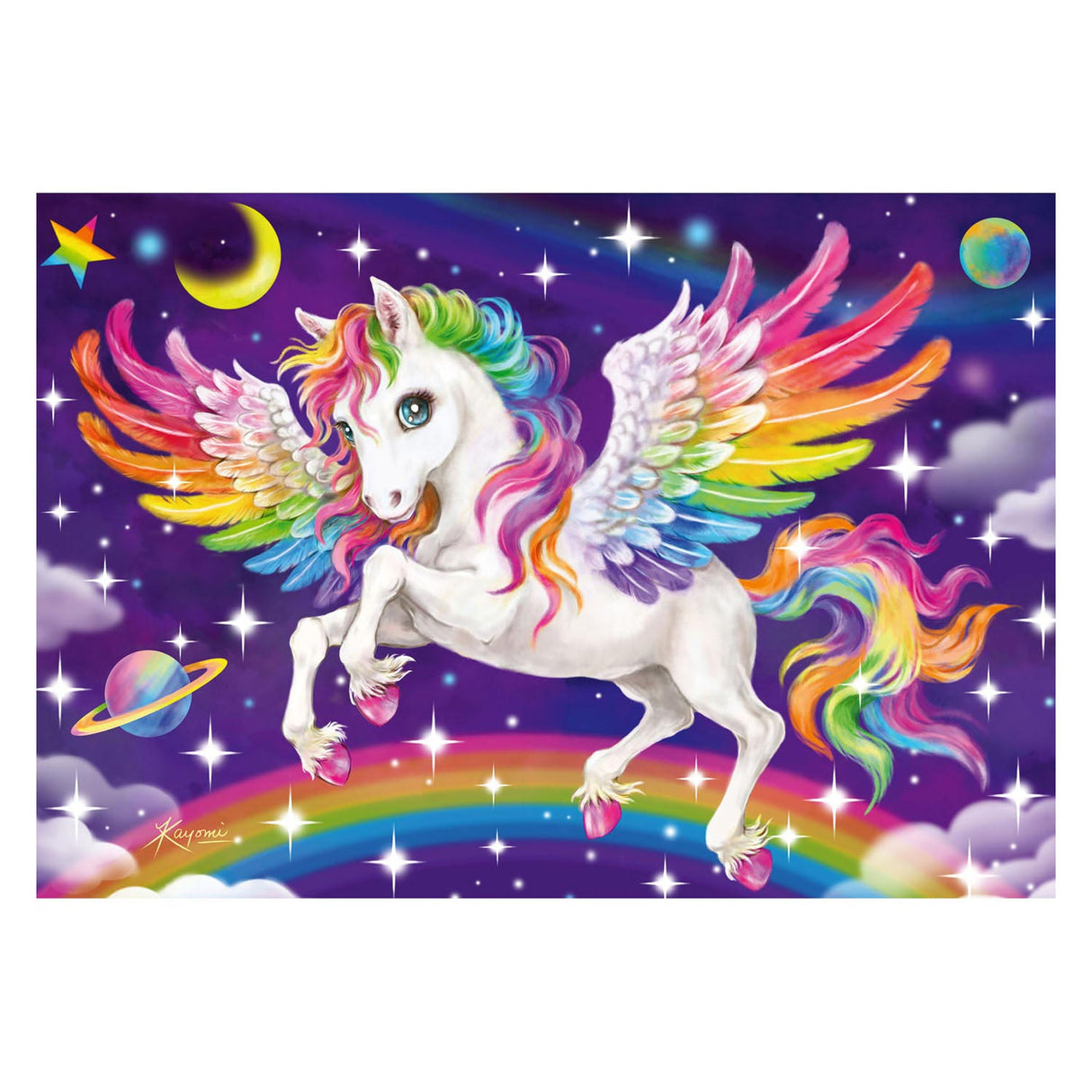 Ravensburger Puzzle Unicorn e Pegasus, 2x24st.