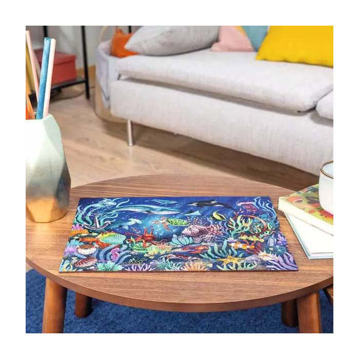 Puzal Adhmaid Ravensburger Faoin Farraige, 500 ríomhaire.