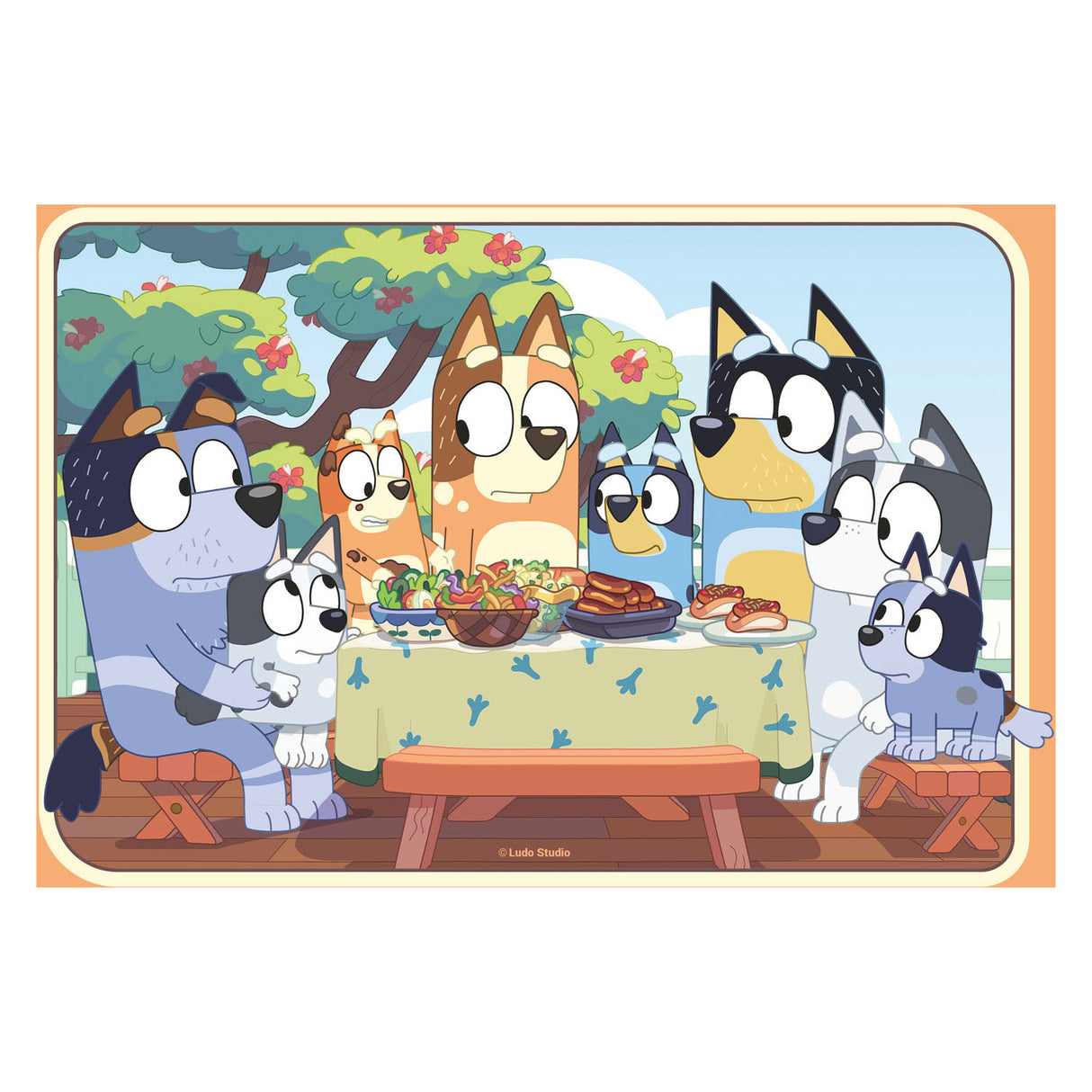 RAVENSBURGER - Bluey Legpuzzle 2x24 pezzi