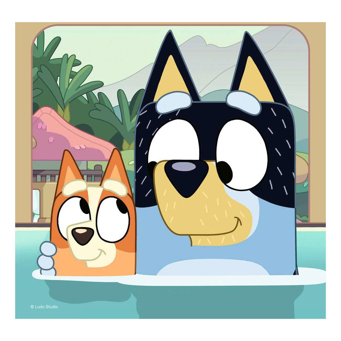 Ravensburger - Eachtraí Freagra Bluey Leg 3x49st.