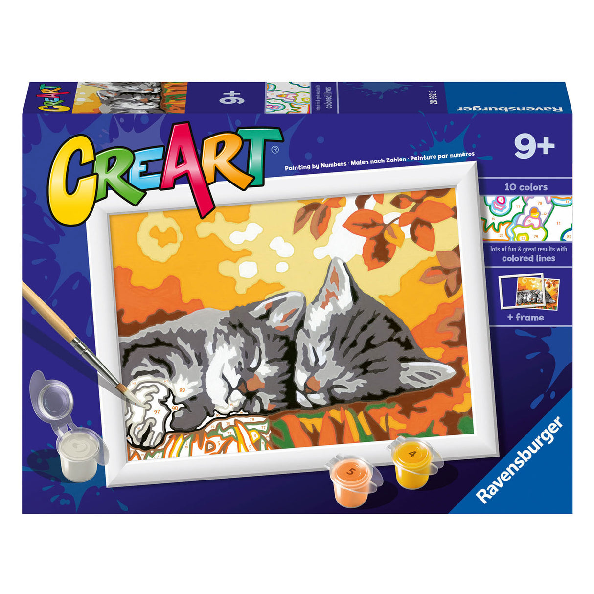 Ravensburger Creart Painting by number - Autumn kittens