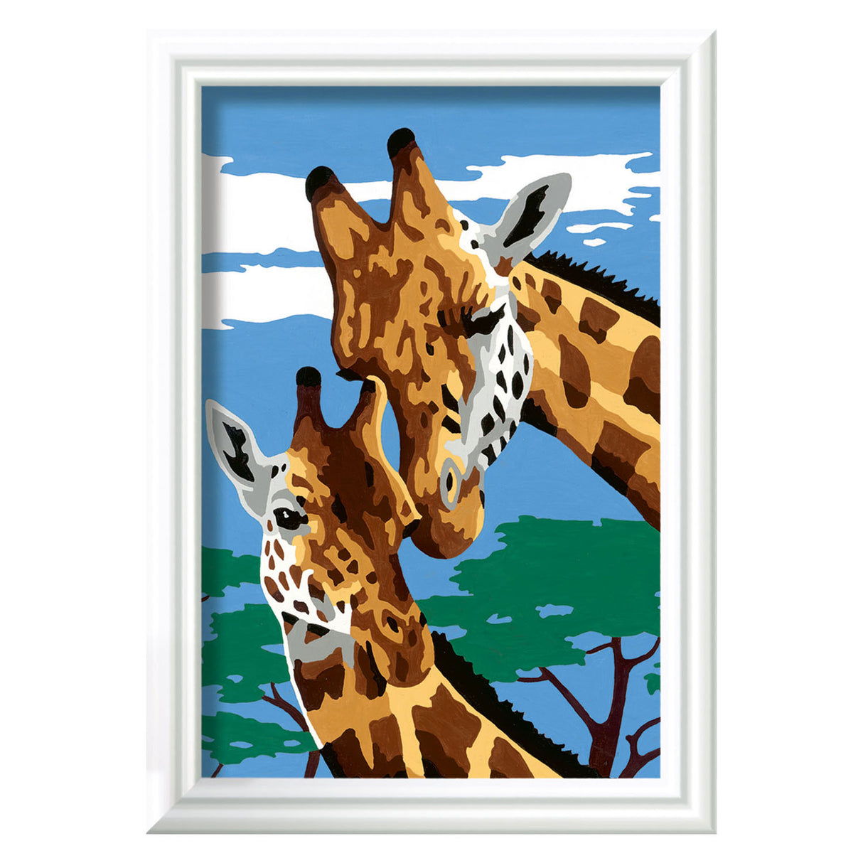 Ravensburger Creart Painting at Number - Cine giraffe