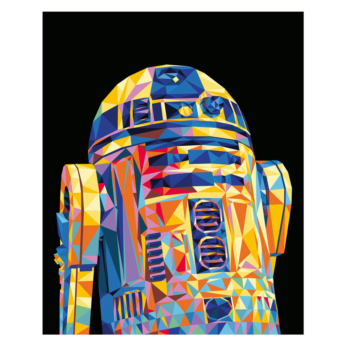 Ravensburger Creart slika na številki Star Wars R2 D2