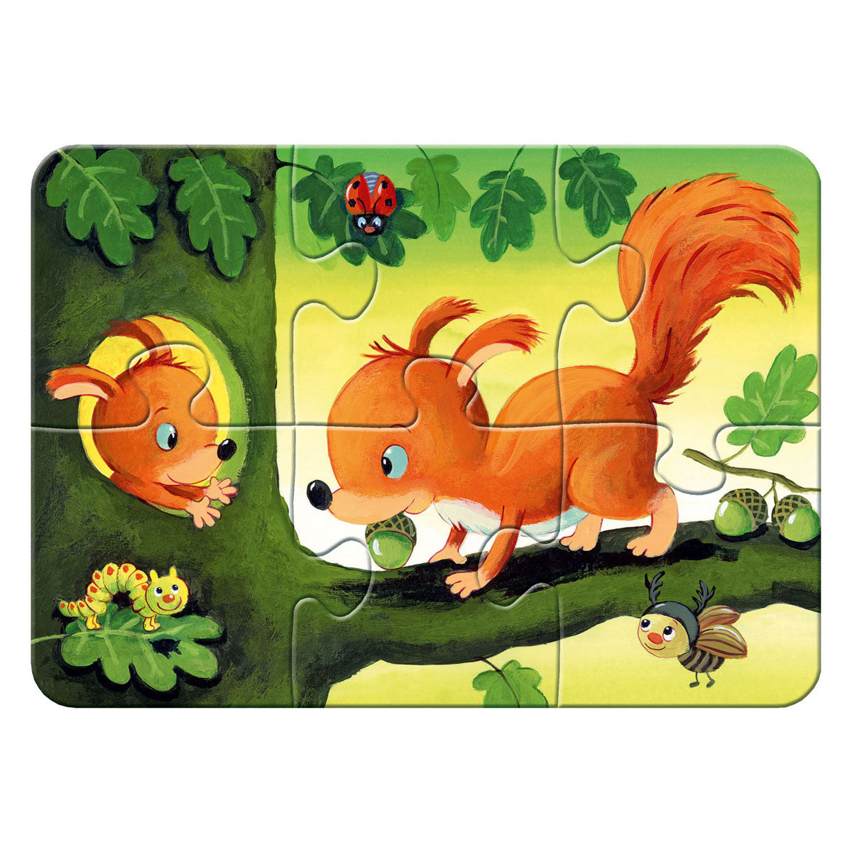 Ravensburger Jigsaw Puzzle Familias de animales pequeños, 4in1