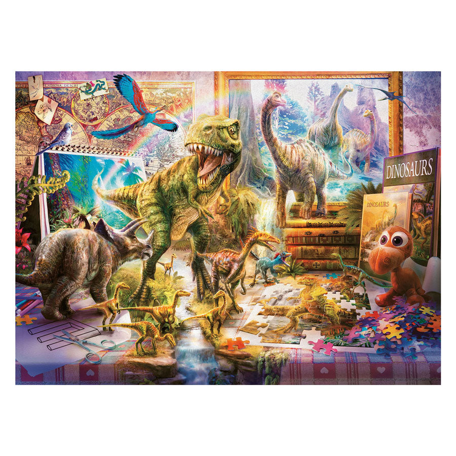 Ravensburger Jigsaw Puzzle XXL Dino and Toys, 100.