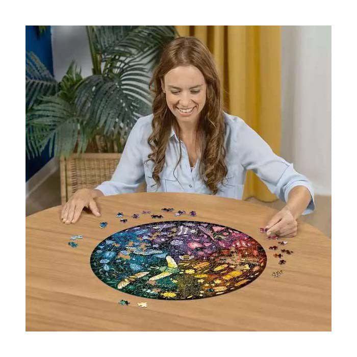 RAVENSBURGER JIGSAW puzzle Circle di colori insetti, 500st.