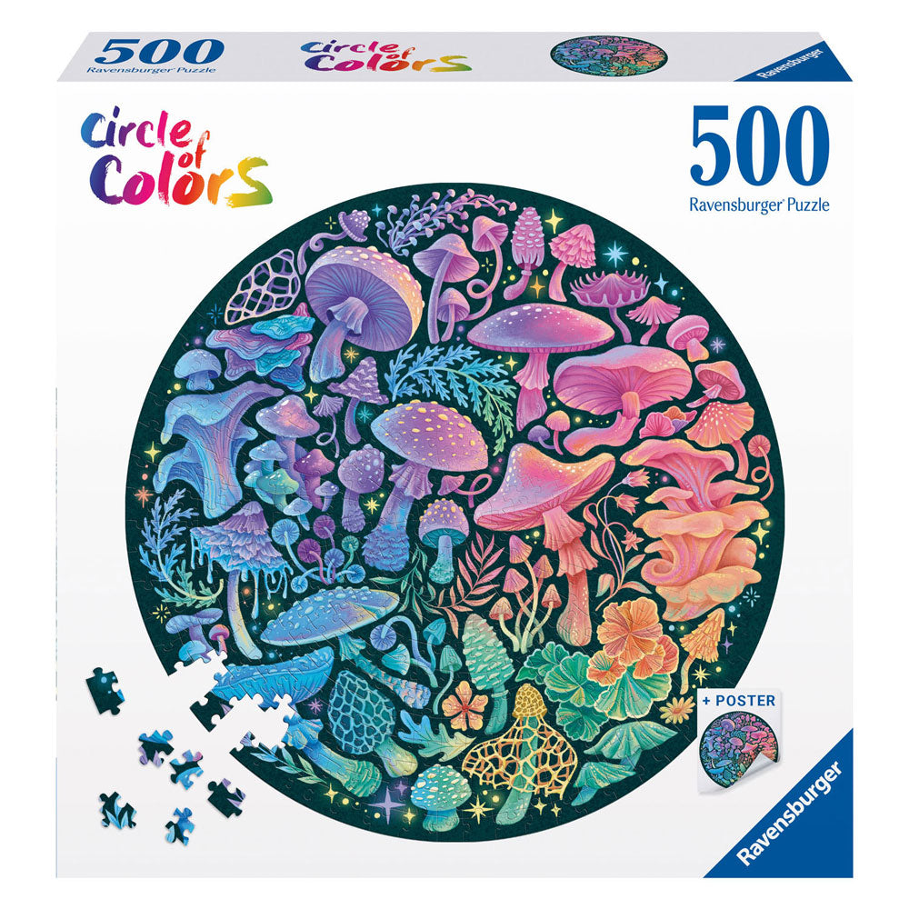 Ravensburger skládačka skládačka nebo barevné houby, 500st.