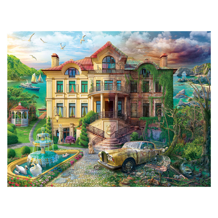 Ravensburger Jigsaw Puzzle Country House ao longo do tempo, 2000st.