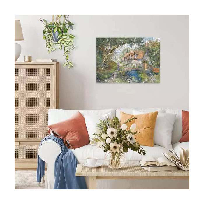 Ravensburger jigsaw puzzle flower hill lane, 1000 pcs.