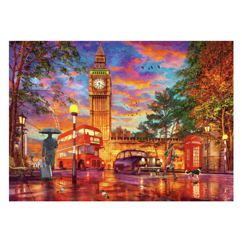 Ravensburger jigsaw puzzle sunset on parliament square, london, 1000 pcs.
