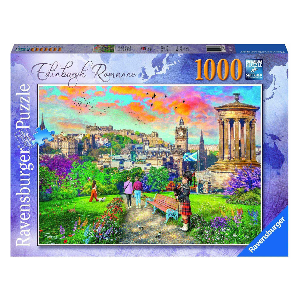 Пъзел Ravensburger Edinburgh romance, 1000 бр.