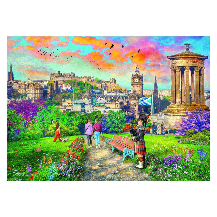 Пъзел Ravensburger Edinburgh romance, 1000 бр.
