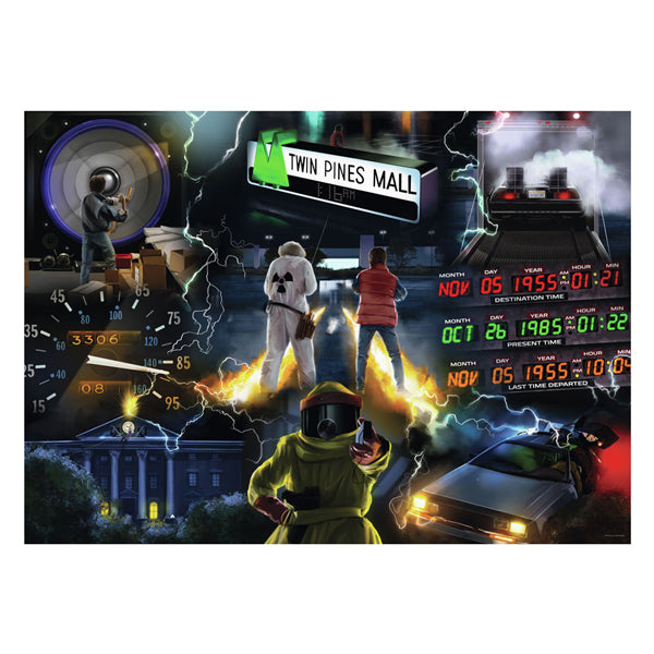 RAVENSBURGER DO JIGSAW Puzzle de volta ao futuro, 1000st.