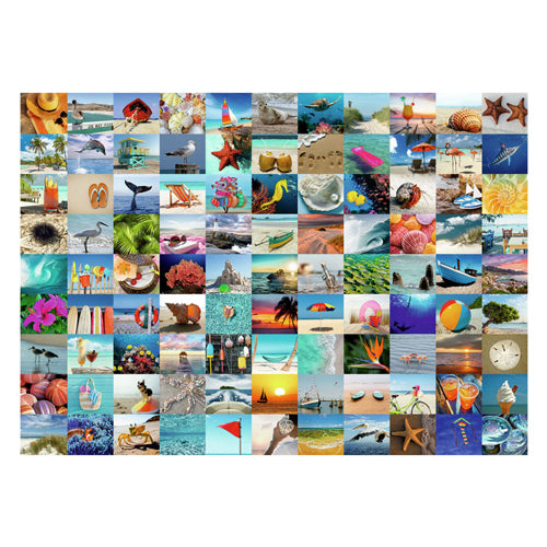 Ravensburger jigsaw puzzle 99 moments at the sea, 1000 pieces.