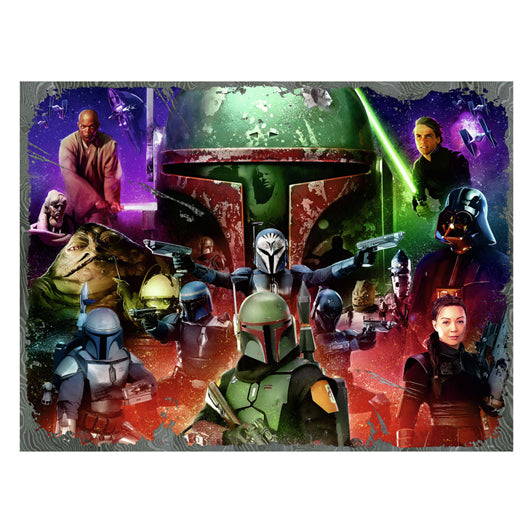 Ravensburger legpuzzel star wars boba fett bounty hunter, 1500st.