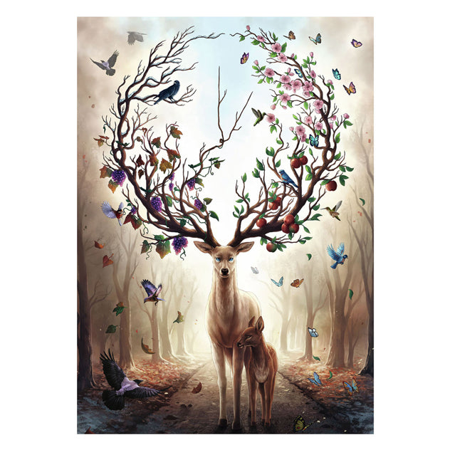 Ravensburger jigsaw puzzle magical deer, 1000 pcs.