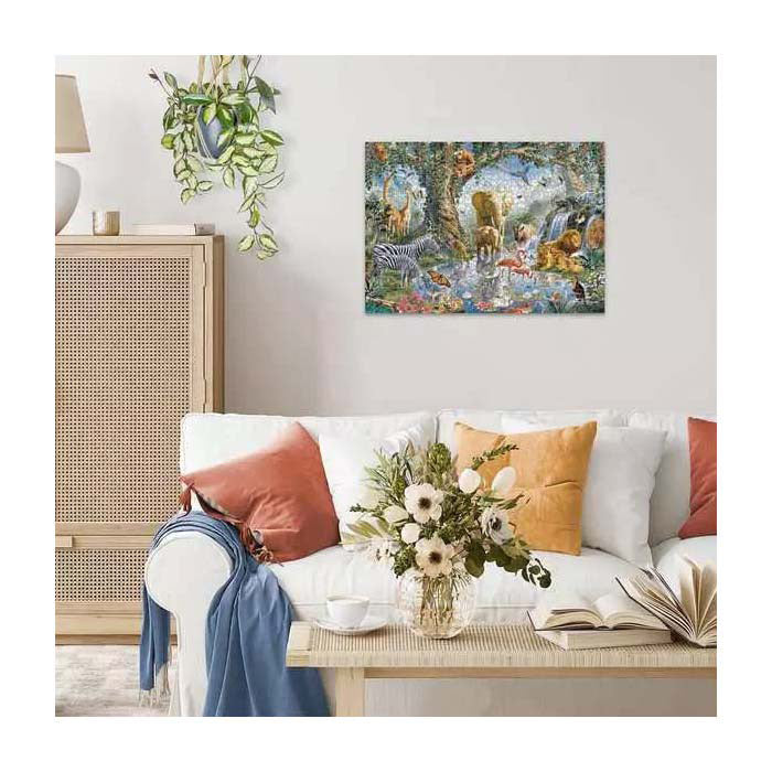 Ravensburger Jigsaw Puzzle Adventures in the Jungle, 1000st.