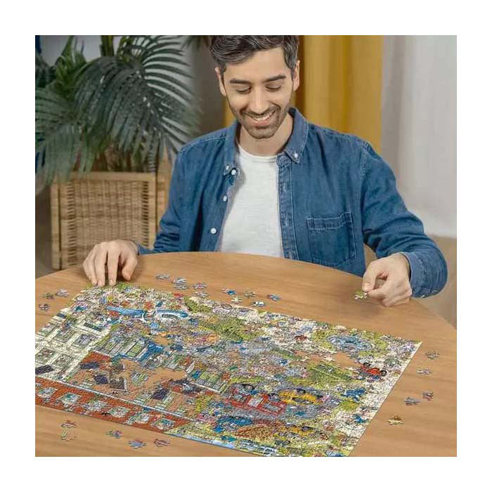 Ravensburger jigsaw puzzle holiday resort 2: the hotel, 1000 pcs.