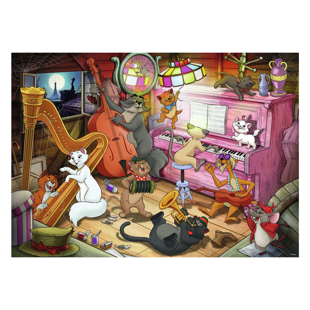 Ravensburger puslespill Disney Aristocats, 1000 stk.