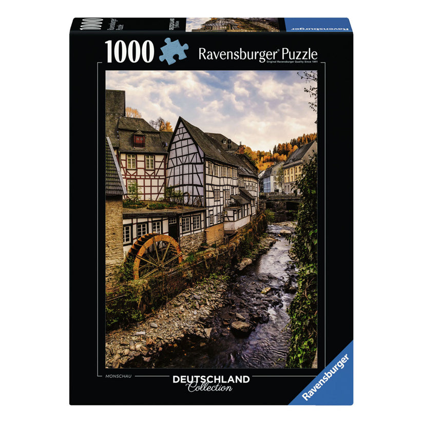 Puzal míreanna mearaí Ravensburger monschau in der eifel, 1000 ríomhaire.