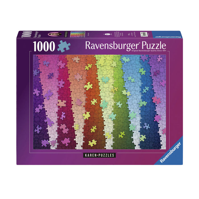 Ravensburger Puzzle Puzzle Karen Puzzles Color by Color, 1000st.