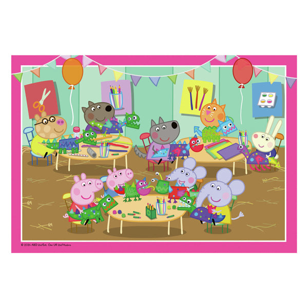 Ravensburger Jigsaw Puzzle Peppa Pig, 2x12 PCS.