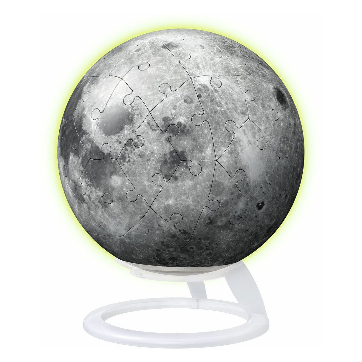 Ravensburger 3d puzzle ball moon glow in the dark, 72 pcs.