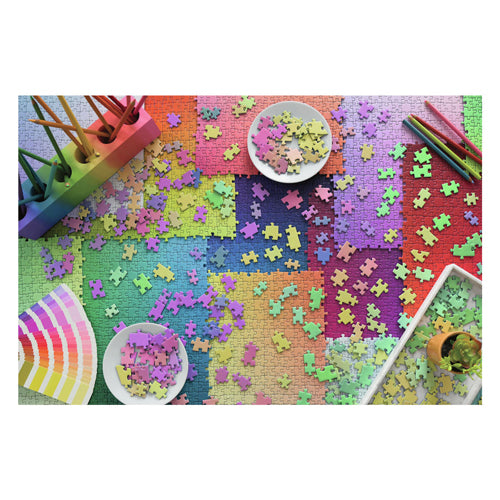 Míreanna mearaí Ravensburger karen puzzles ar puzzles, 3000 ríomhaire.
