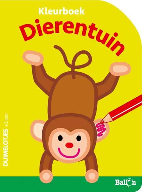 Книжка за оцветяване в зоологическата градина Thumbelina