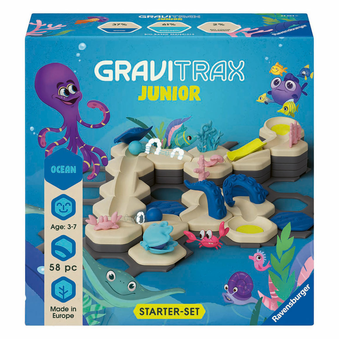 Ravensburger gravitrax set de iniciación océano