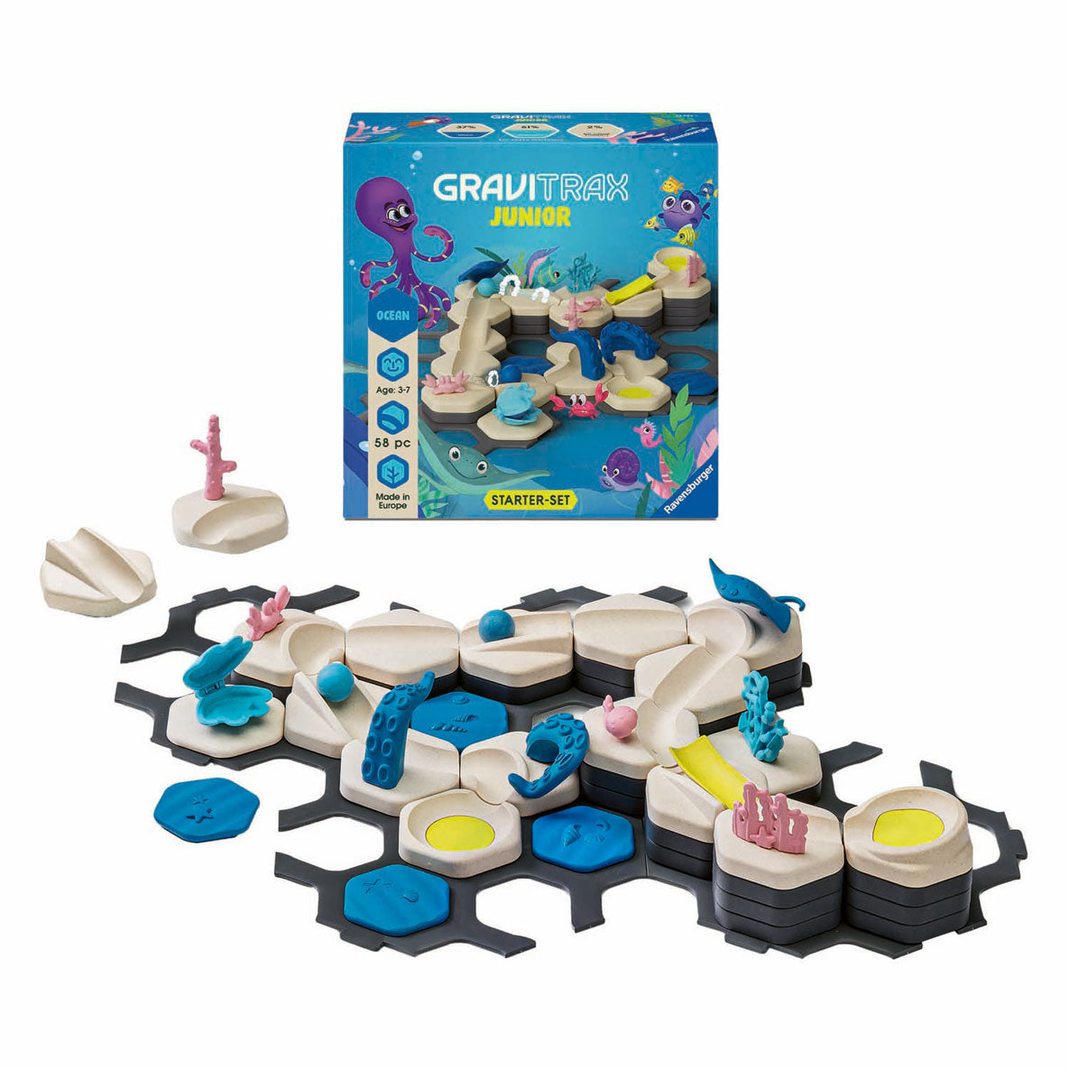 Ravensburger gravitrax set de iniciación océano