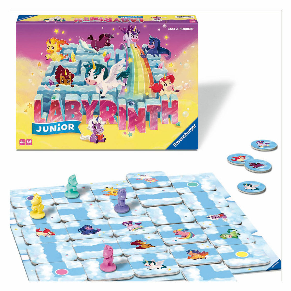 Ravensburger junior labyrinth board game unicorn