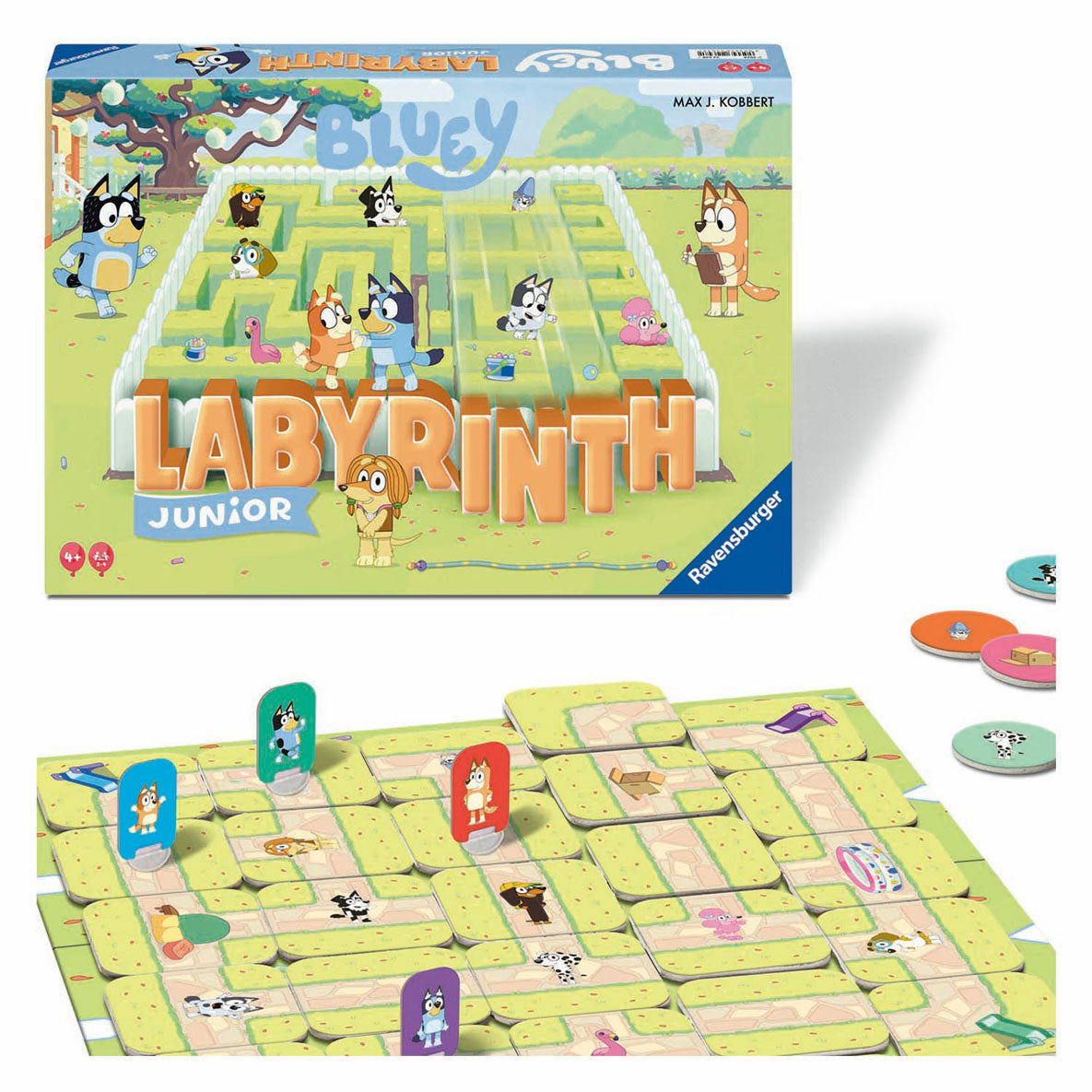 Ravensburger Junior Labyrinth Brettspiel Bluey
