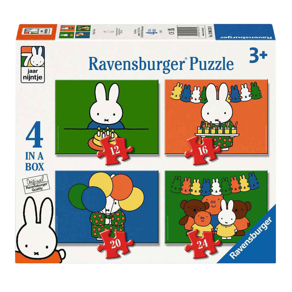 Ravensburger 4-in-1 jigsaw puzzle Miffy 70 years old