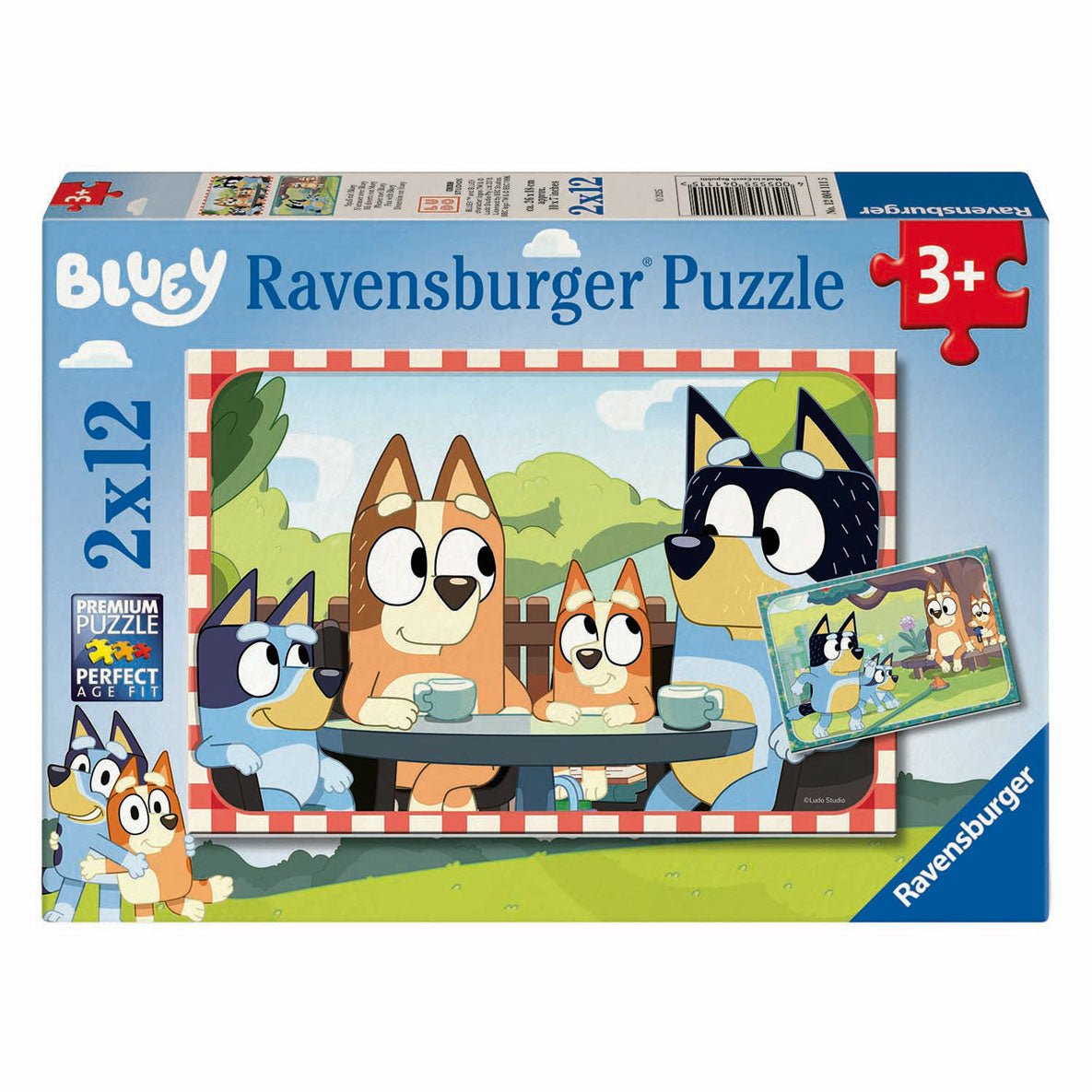Puzzle Ravensburger blu 2x12 pezzi