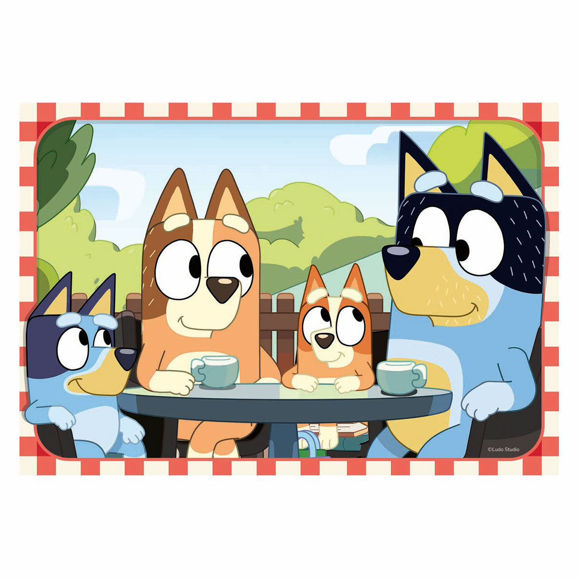 Quebra-cabeça Ravensburger azul 2x12 peças