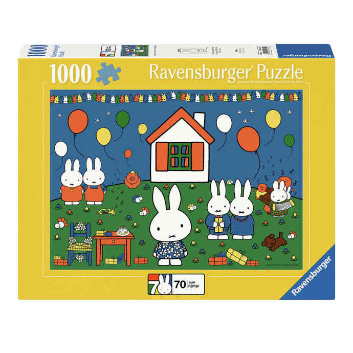 Ravensburger sestavljanka Miffy 70 let, 1000 kos.