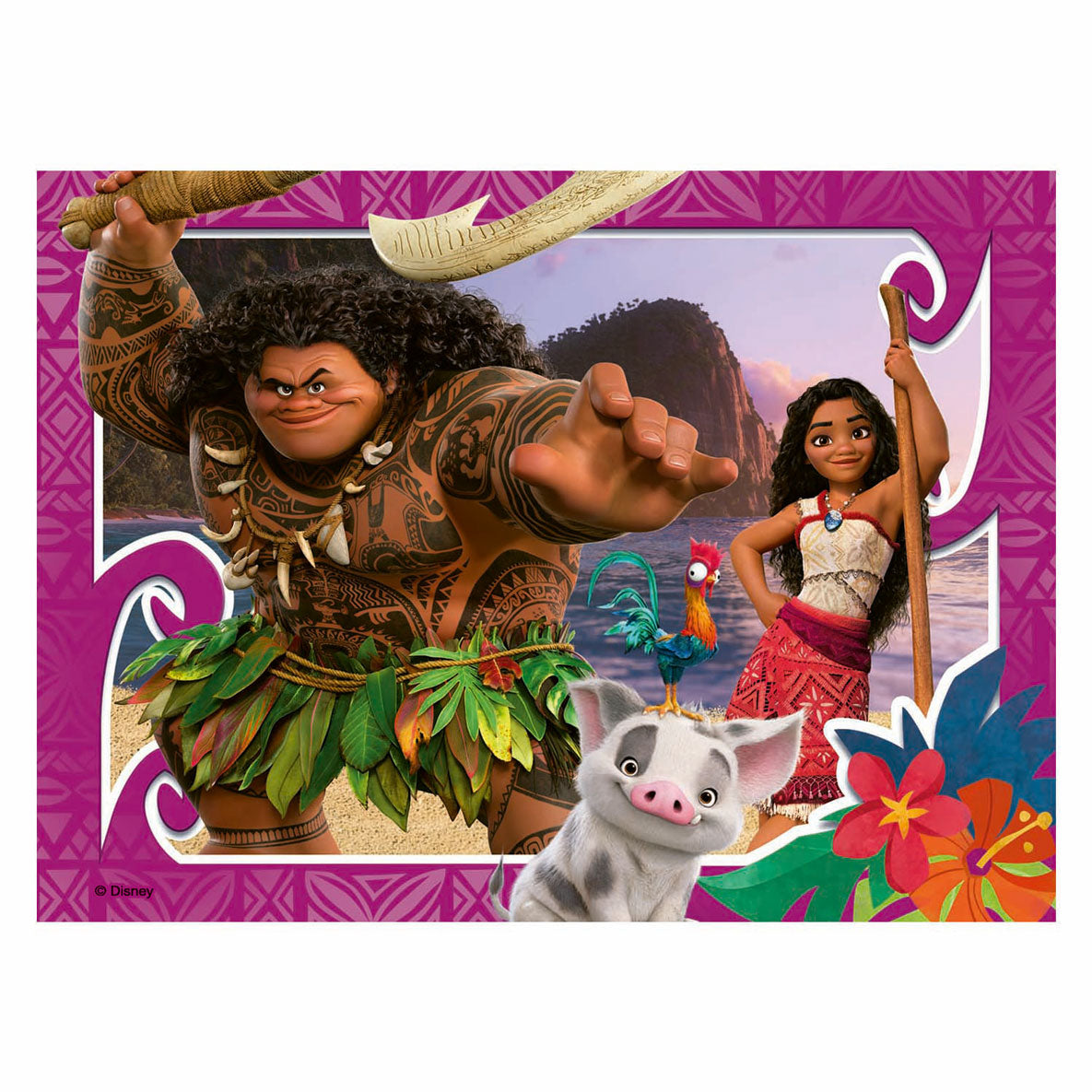 Skládačka Ravensburger 4v1 disney vaiana 2