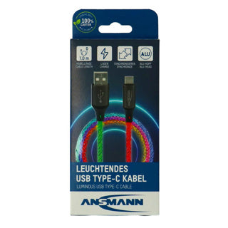USB-kabel c lyser | 8 stykker